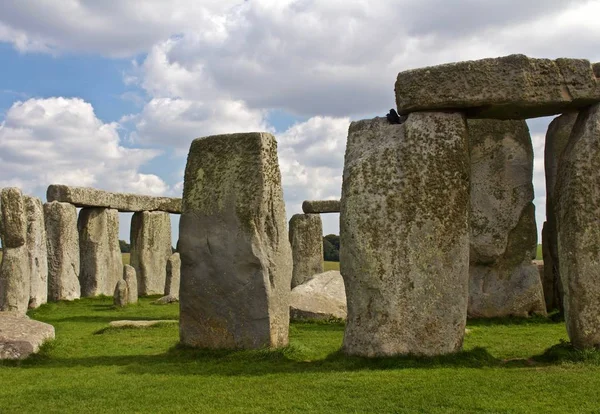 Pedras Stonehenge Dia Verão Nublado — Fotografia de Stock