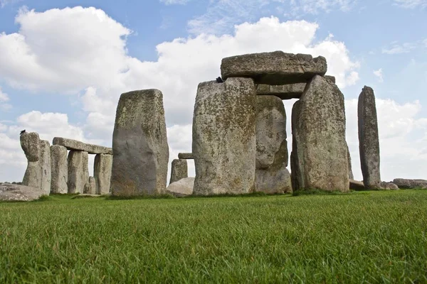 Pedras Stonehenge Dia Verão Nublado — Fotografia de Stock