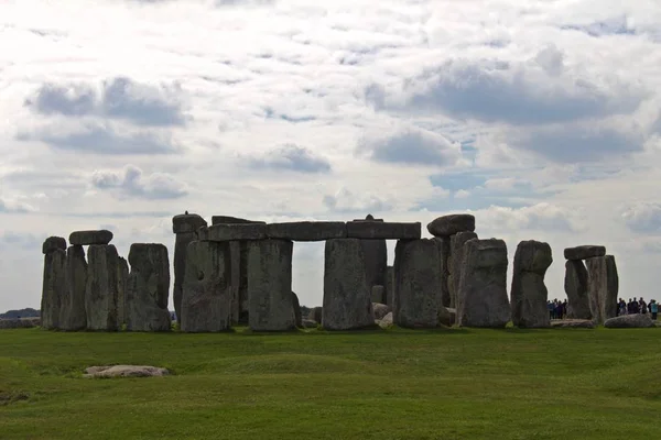 Pedras Stonehenge Dia Verão Nublado — Fotografia de Stock