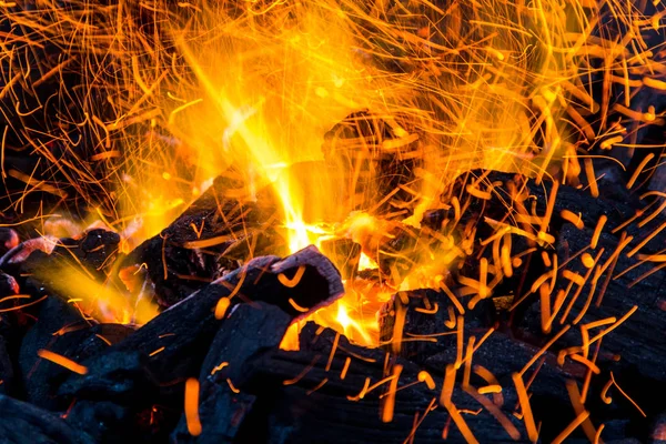Incendio - carbón — Foto de Stock