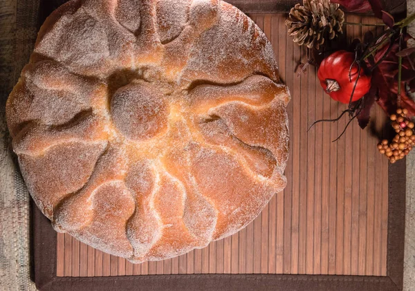 Pan - Pan de Muerto - Día de la Muerte — Foto de Stock