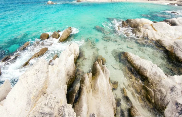 Increíble Mar Turquesa Claro Como Fondo Agua —  Fotos de Stock