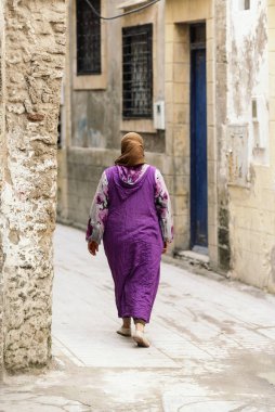 Essaouira, Fas, Eski Medine ilçe ve Fas kadın