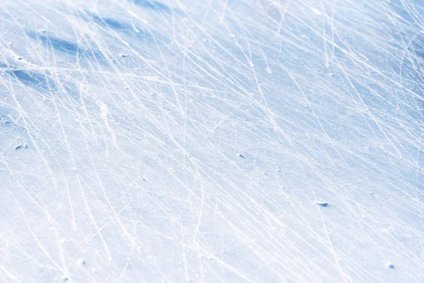 Ice Rink Albastru Moale Gheață Zăpadă Fundal Sau Textură — Fotografie, imagine de stoc