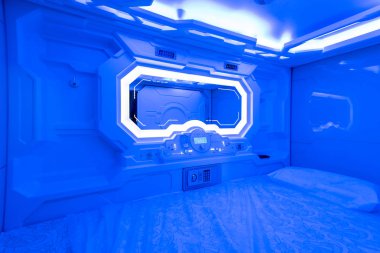 Japonya'da modern bir Kapsül otel Iç, Kapsül yatak odası