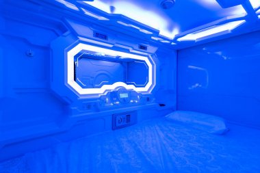 Japonya'da modern bir Kapsül otel Iç, Kapsül yatak odası