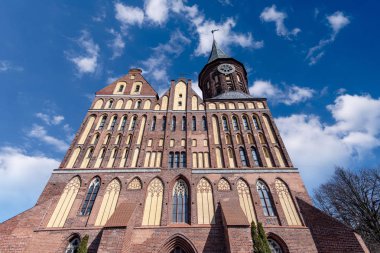 Rusya'da Kant Adası'ndaki Kaliningrad'daki Katedral veya Konigsberg Katedrali