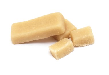 Beyaz Arka Plan üzerinde izole Tatlı Marzipan
