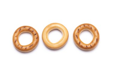 Rus Simitler, beyaz arka plan üzerinde izole küçük Simitler