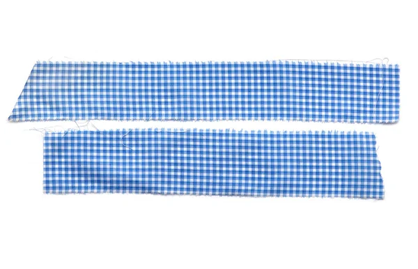 Zwei Stücke Von Lappen Klappe Tuch Isoliert Auf Weißem Hintergrund — Stockfoto