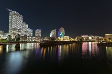 Yokohama - Yokohama - Ocak 06: Yokohama Minato Mirai 21. Japonya 'da 2017