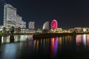 Yokohama - Yokohama - Ocak 06: Yokohama Minato Mirai 21. Japonya 'da 2017