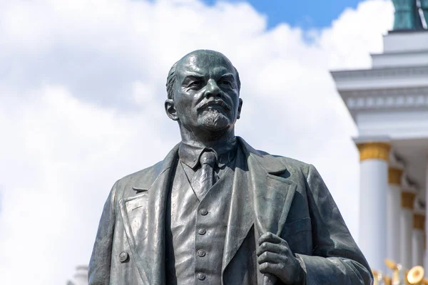 Mosca Agosto Monumento Vladimir Lenin Mosca Agosto 2020 Russia Vladimir — Foto Stock