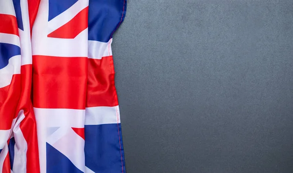 Vlag Van Het Verenigd Koninkrijk Schoolbord Met Ruimte Voor Tekst — Stockfoto