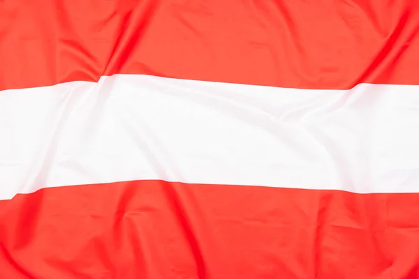 Naturgewebe Flagge Von Österreich Als Textur Oder Hintergrund — Stockfoto