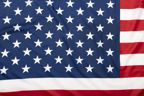 Część Flagi Usa Izolowane Białym Tle Mogą Być Używane Dzień — Zdjęcie stockowe