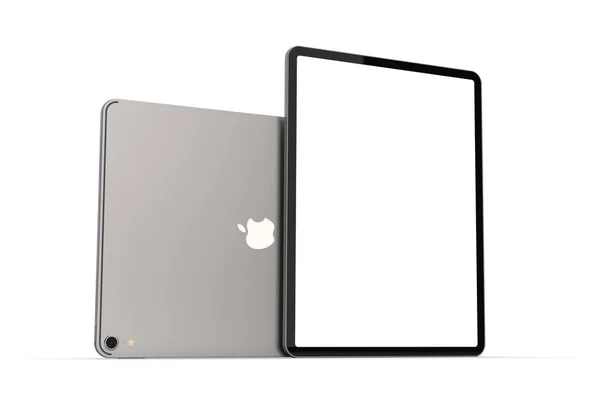 Krakov, Polonya - 31 Kasım 2018: ipad Pro tablet Apple'nın yeni sürümünü.