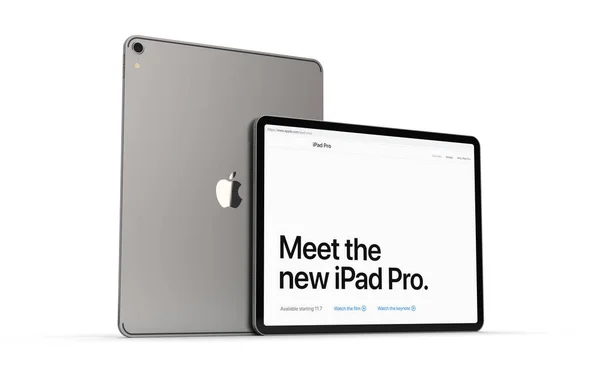 Cracow Polandia November 2018 Ipad Pro Versi Baru Tablet Dari — Stok Foto