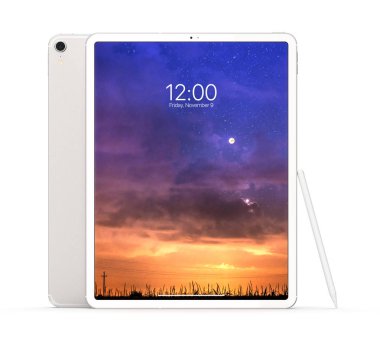 Yeni sürümde tablet.