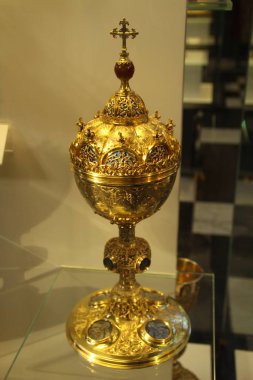 St. Michael ve St. Gudula Katedrali 'nde altın çatal.