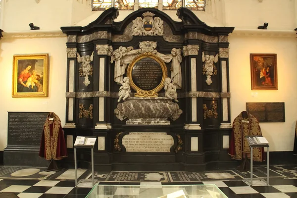 Esculturas Catedral São Miguel São Gudula — Fotografia de Stock