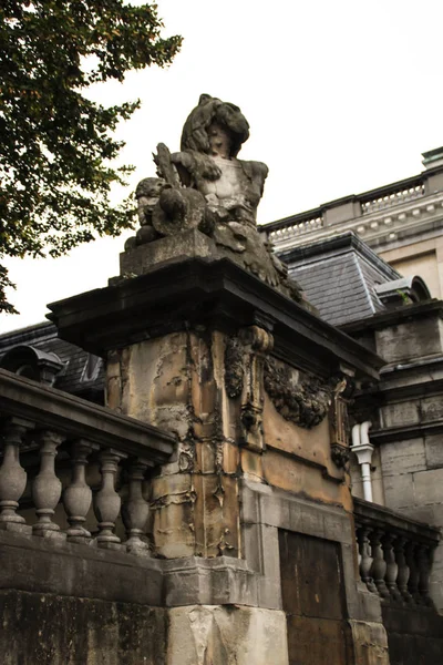 Foto Arquitectura Detalles Del Edificio Belgium Bruselas — Foto de Stock