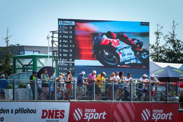 Moto Brno Agosto 2018 Gran Premio Checo Moto Motocicleta Ring —  Fotos de Stock