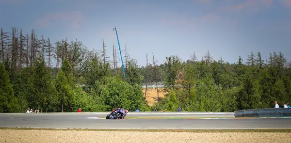 Moto Brno Agosto 2018 Grande Prémio República Checa Motocicleta Motocicleta — Fotografia de Stock