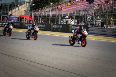 Moto Gp Brno 3-5 Ağustos 2018. Çek Grand Prix. Motosiklet (motosiklet) halka yarış.