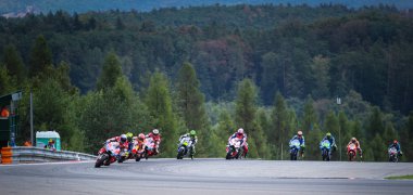 Moto Gp Brno 3-5 Ağustos 2018. Çek Grand Prix. Motosiklet (motosiklet) halka yarış.