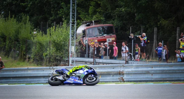 Moto Brno Sierpień 2018 Czeski Grand Prix Wyścigi Torze Motocykl — Zdjęcie stockowe