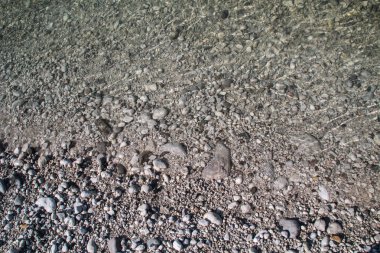 White river taş dokusu. Slovenya nehir mavi su ile.