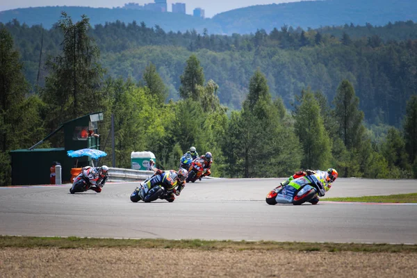 Moto Μπρνο Αυγούστου 2018 Τσεχική Grand Prix Δαχτυλίδι Αγώνα Μοτοσικλέτας — Φωτογραφία Αρχείου