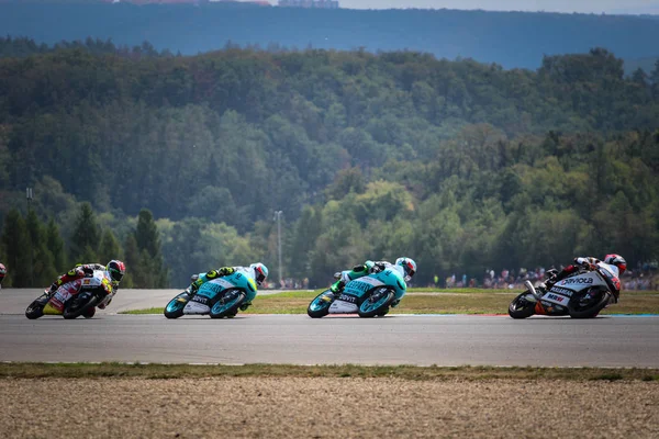 Moto Μπρνο Αυγούστου 2018 Τσεχική Grand Prix Δαχτυλίδι Αγώνα Μοτοσικλέτας — Φωτογραφία Αρχείου