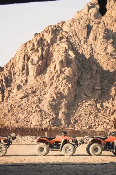 Öknen Egypten Sharm Sheikh Sand Och Sand Borkhan Rock Och — Stockfoto