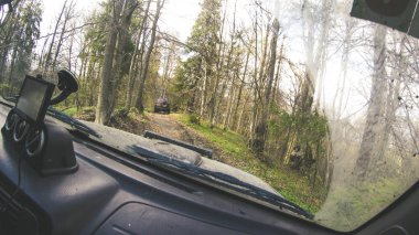 Dağlarda araba ile seyahat. Ukraynalı seferi 