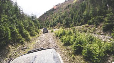 Dağlarda araba ile seyahat. Ukraynalı seferi 