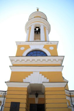 Şehrin eski binalar. Kiev mimarisi. Ukrayna. Kiliseler ve eski Avusturya mimarisi. Seyahat