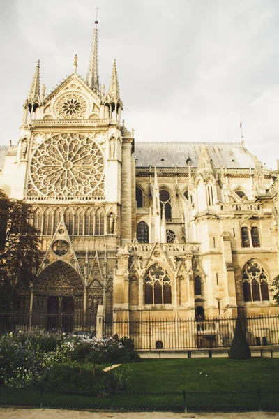 Arquitetura Parisiense Antiga Casas Igrejas Esculturas Beleza Cidade Cidade Amor — Fotografia de Stock