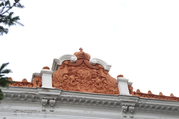Régi Házak Adataikat Ősi Bukarestben Régi Építészet Meg Lövés — Stock Fotó