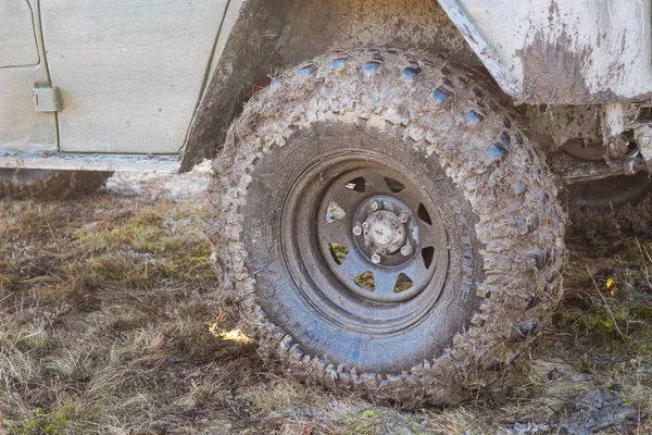 Competição Offroad Ucraniana Cidade Kamyanets Podilsky Pântano Lama Nos Carros — Fotografia de Stock