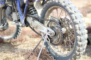 İkinci el motosiklet ayrıntıları. Motor sporları. Yedek parçalar