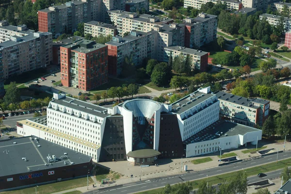 Vista desde la torre de TV. Panorama de Vilna. Lituania — Foto de Stock