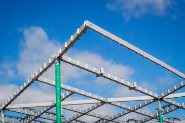 Tasarım detayları. Inşaat. Metal çerçeveler. Cıvata. Bağlama. Cr