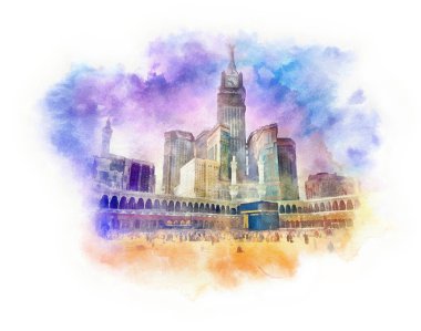 Kabe suluboya resimleme, Mekke, Suudi Arabistan Krallığı