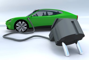 E-araba, klimalı araç.