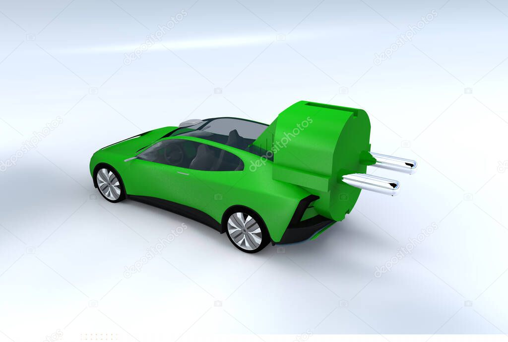 e-car, vehicle with an AC Plug