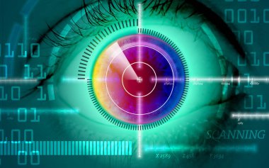 Göz tarayıcı - İnternet güvenliği