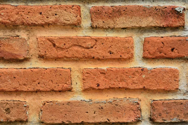 Primer Plano Fondo Textura Pared Ladrillo Rojo — Foto de Stock