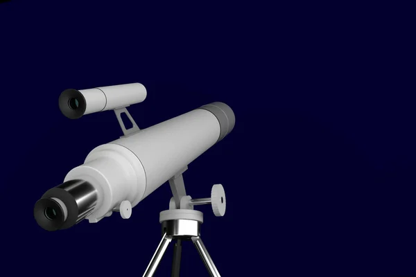 Tripod Üzerinde Teleskop Illustration Teleskop Bölümünde Teleskopik Cihaz — Stok fotoğraf